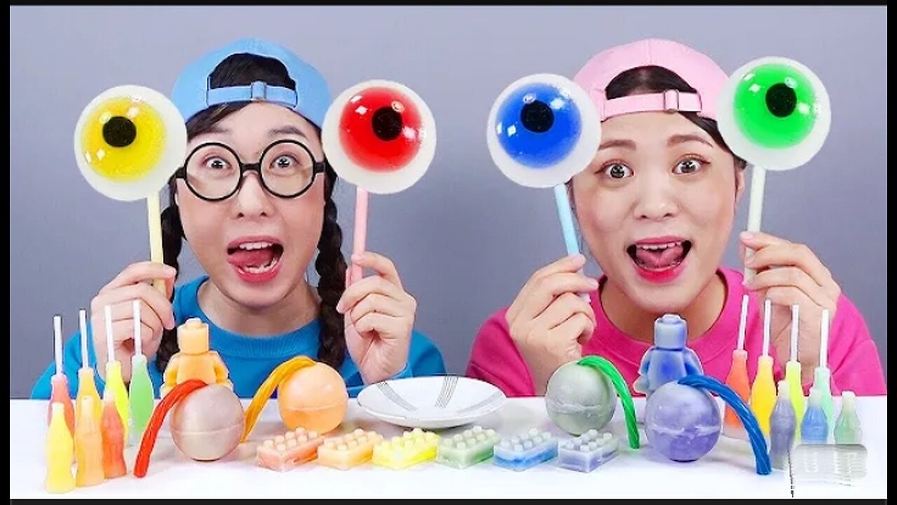 NIK-L-NIP Wax Bottle Candy Stick Mukbang DONA