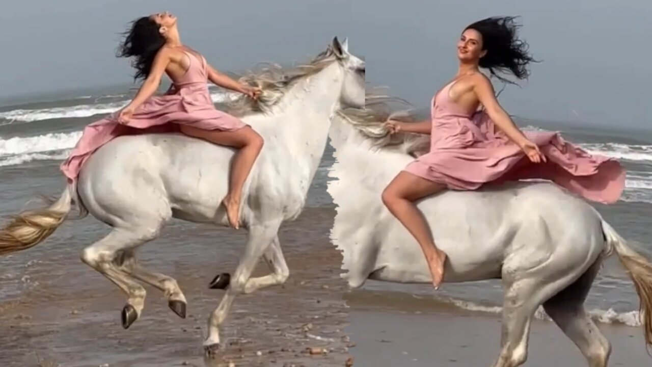 Horse 🐎 lady rider - animals lover - best moments