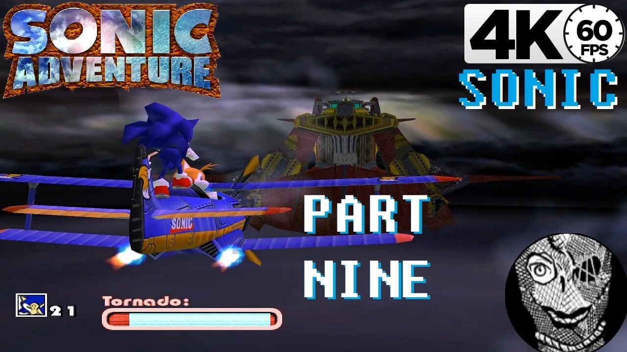 (PART 09) Sonic Adventure 4k [Stage 7 Red Mountain & Sky Chase Act 2]