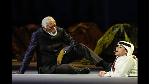 Morgan Freeman Reacts to QUR'AN at #fifaworldcup2022