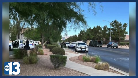 Henderson police on scene with SWAT, CNT responding to a 'wanted subject'