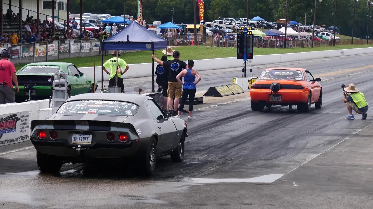 Import vs Domestic! AMC Javelin vs Nissan 240SX - Holley LS Fest 2019