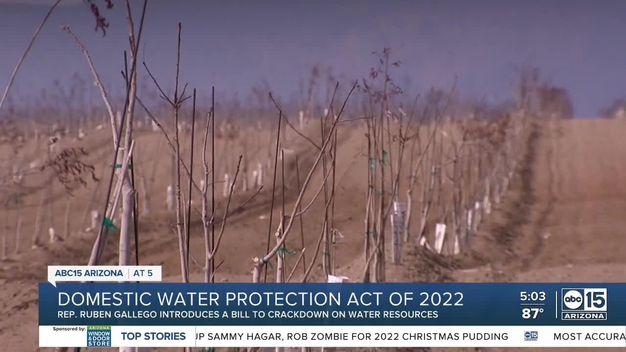 Rep. Gallego introduces Domestic Water Protection Act of 2022