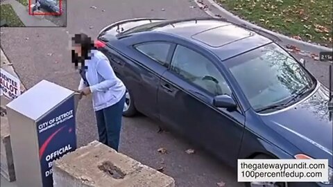 Same woman, same car, four different times. Voter fraud?