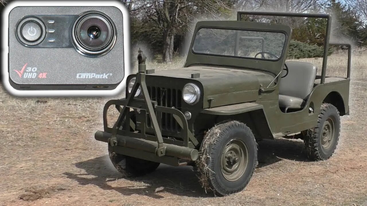 Offroad Willys Jeep Ride! Testing the Campark V30.