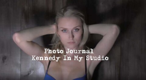 Photo Journal - Kennedy In My Studio