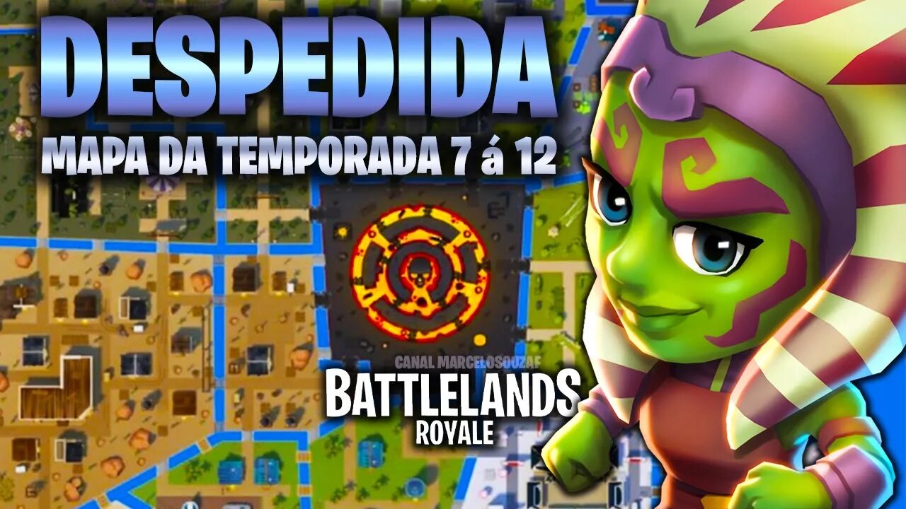 Adeus Mapa da Temporada 12 do Battlelands Royale