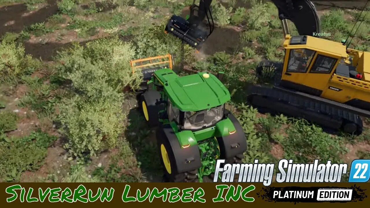 Silverrun Lumber Inc | Episode 13 | Clearing Bushes and Mulching Trees WHOLE!