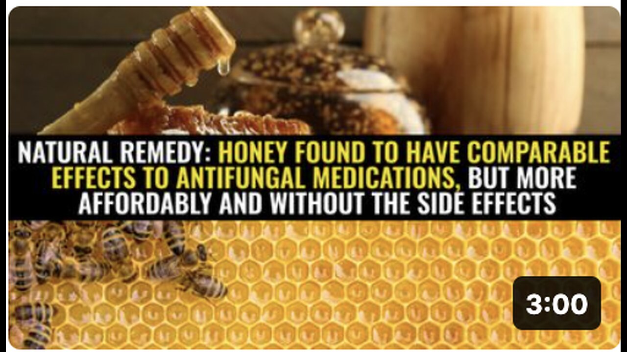 Natural remedy: Honey found to have comparable effects to antifungal medications