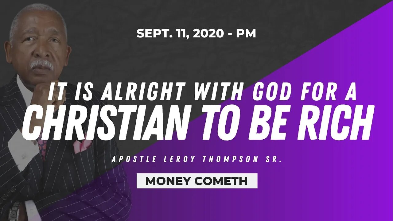 It is Alright with God for a Christian to be Rich | FRI PM (PREVIOUS LIVE STREAM)