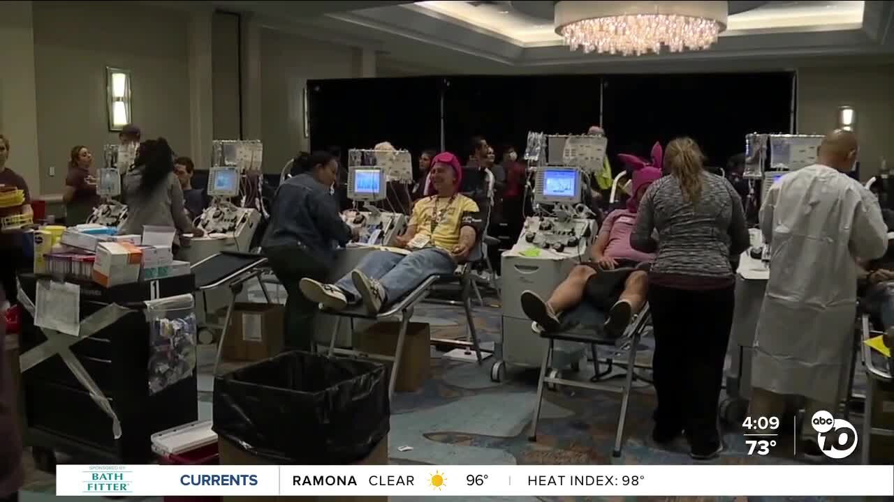 San Diego Comic-Con Blood drive returns