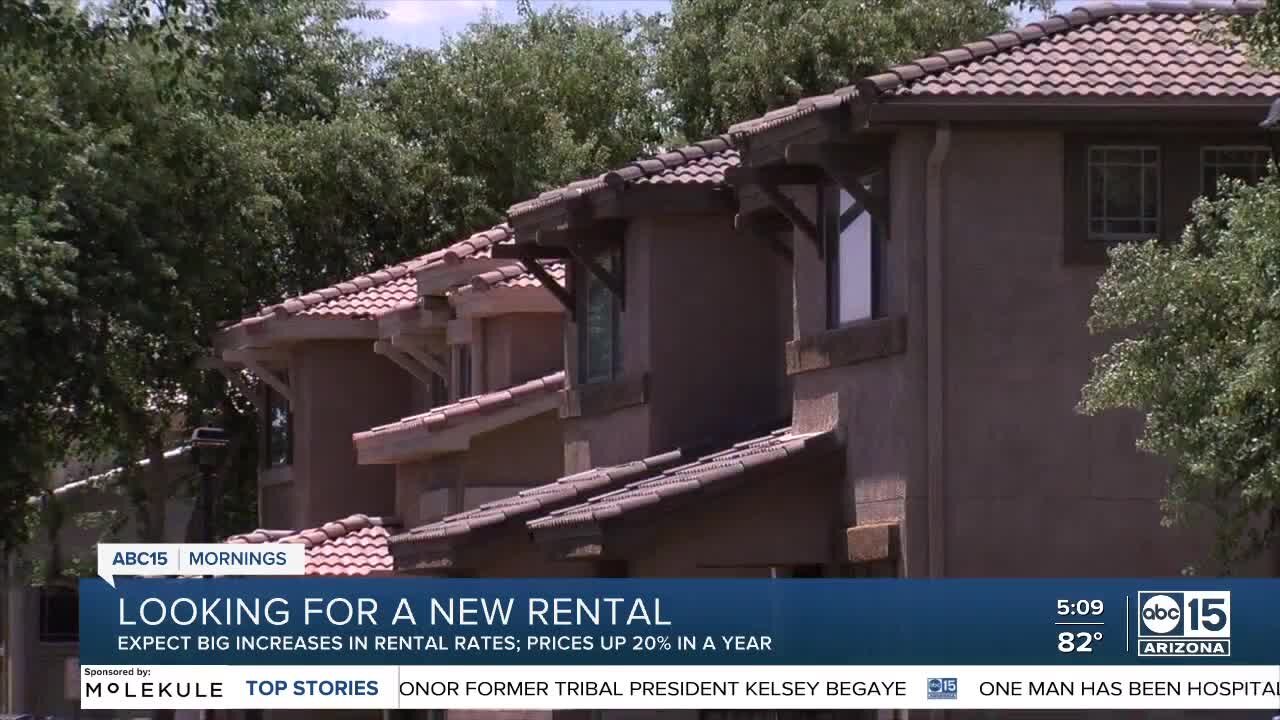 Report: Phoenix apartment rent increased 20% since August 2020