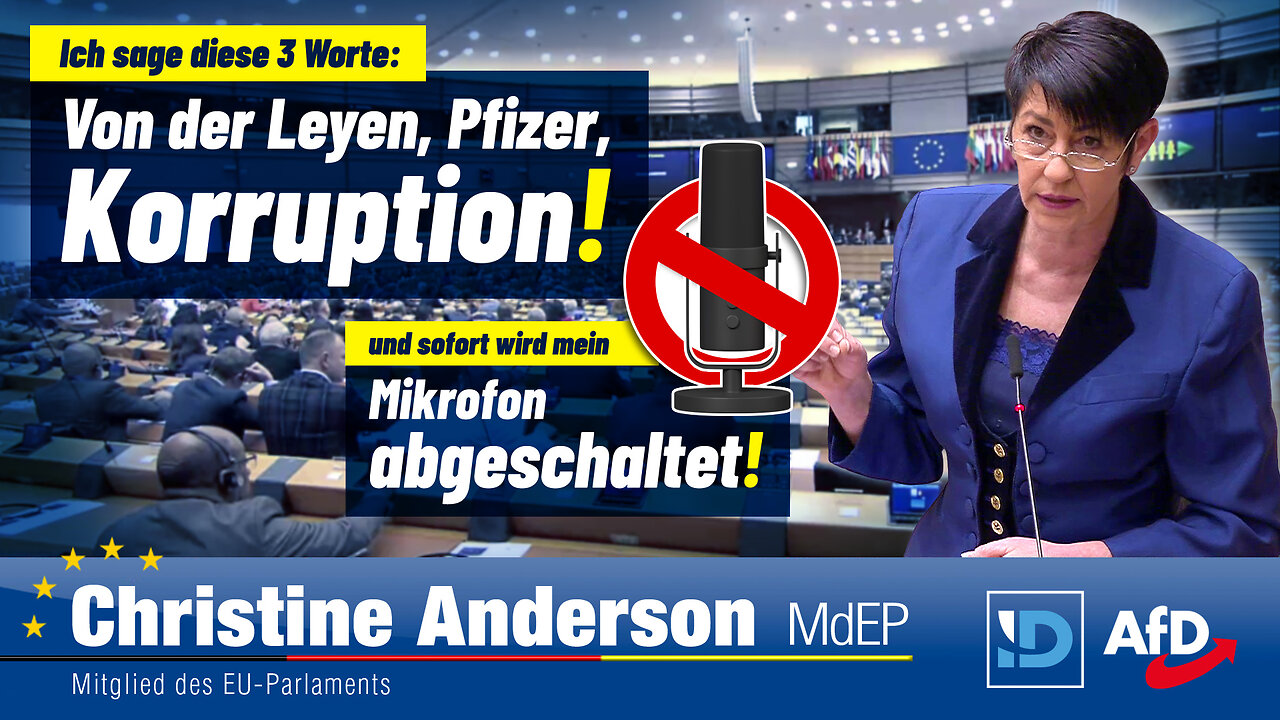 Korruption? Mikrofon abgeschaltet! - EU-Parlament schützt Ursula von der Leyen