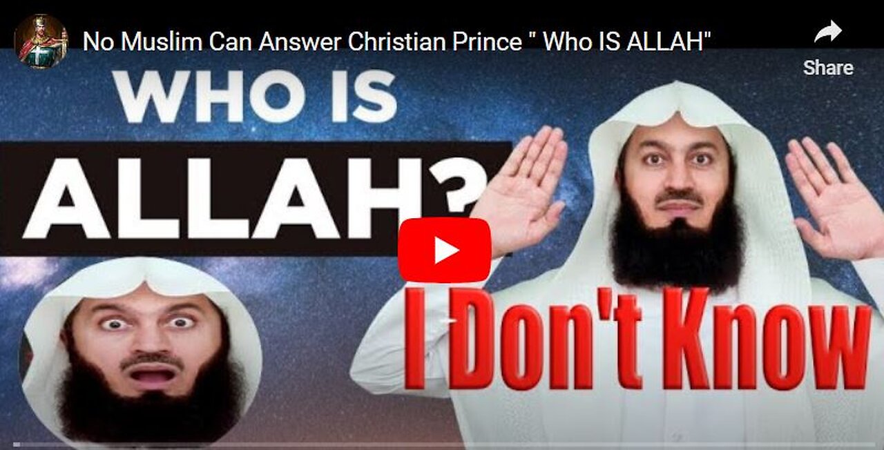 June 8, 2023 No Muslim can answer CP.