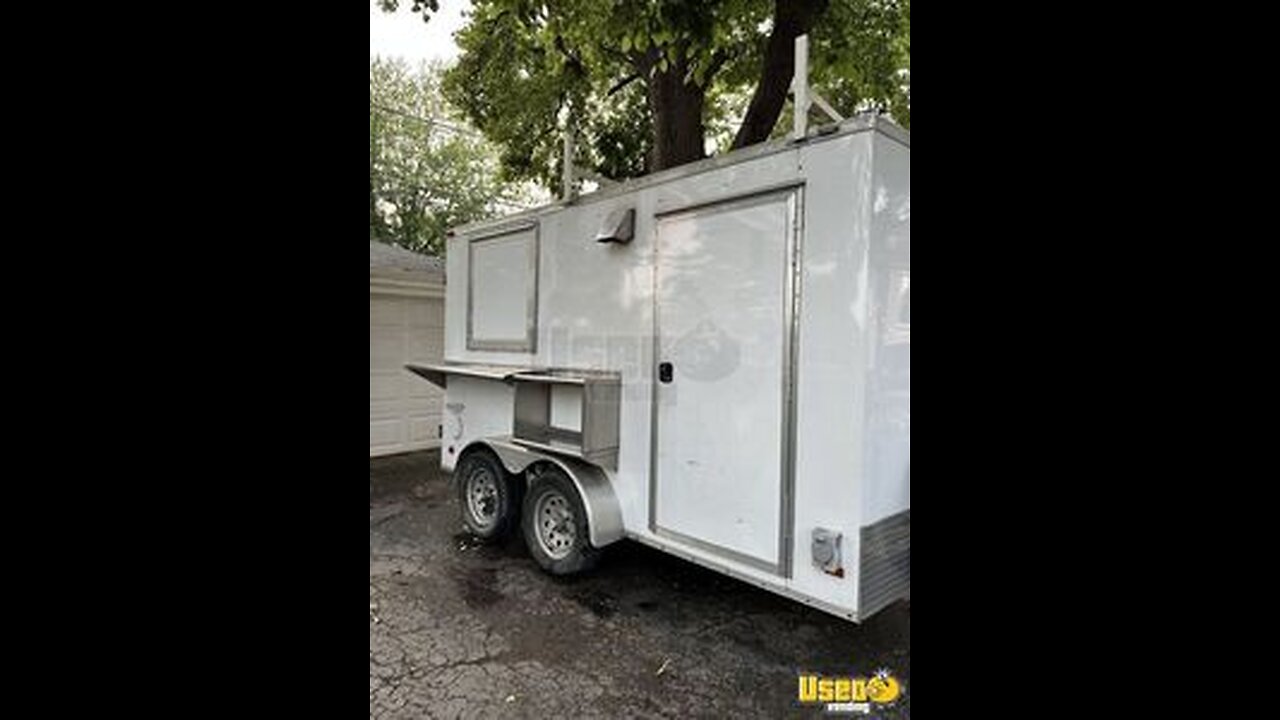 Well Maintained - 2016 7’ x 12’ Kitchen Food Trailer | Food Concession Trailer for Sale in Illinois