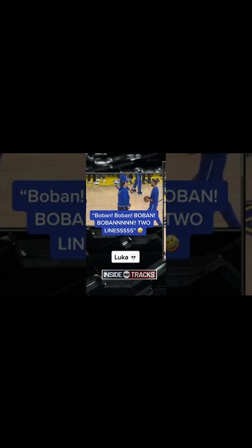 Luka is serious about his layup lines