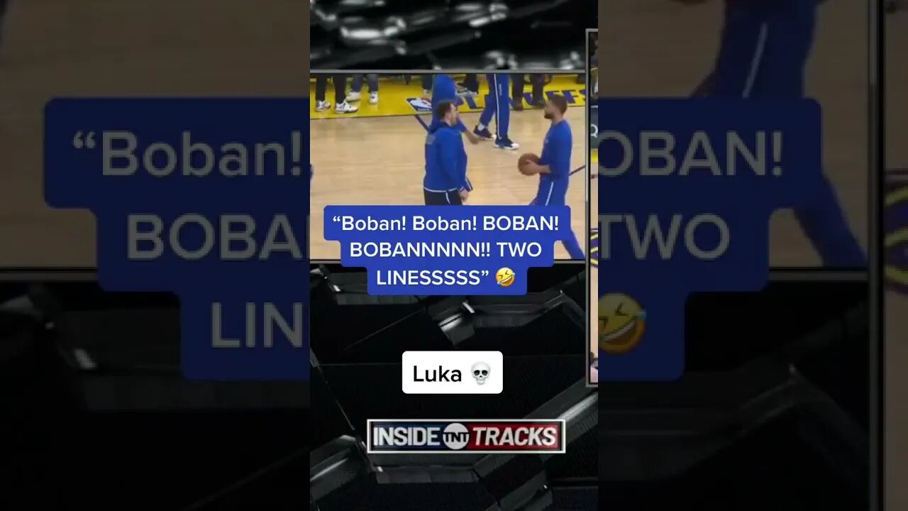 Luka is serious about his layup lines