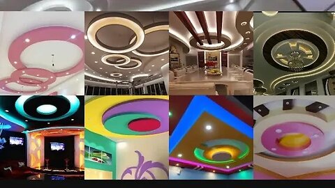 LATEST NEW ROUND CIRCLES DESIGNS/ ALL NEW POP 3D ROUND CIRCLES DESIGNS FOR HALL AND BEDROOM'S/