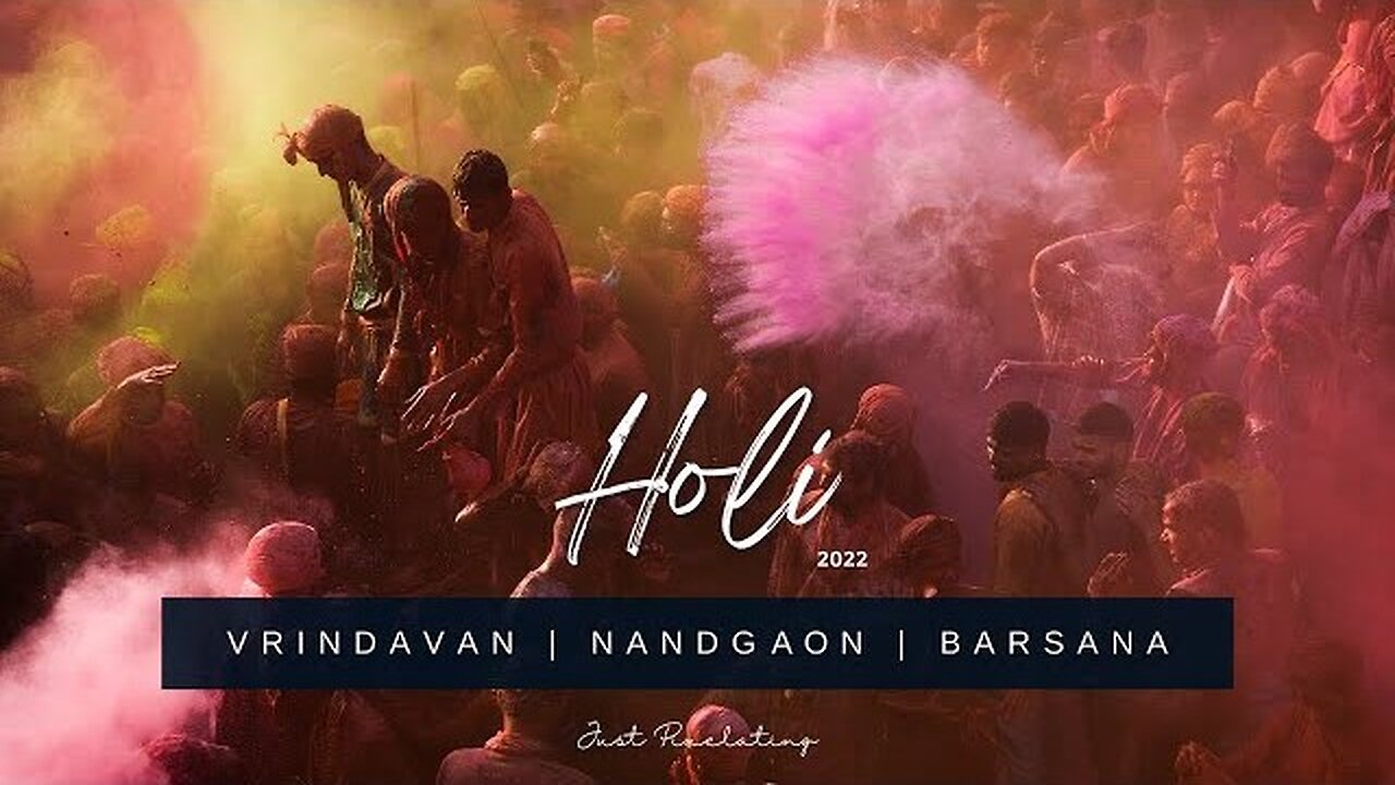 Holi Cinematic Film 2024 | Mathura India, Vrindavan