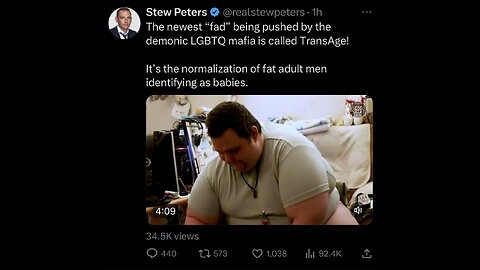 TSVN343 4.2023 Stew Peters Covers New Fad Being Pushed By LGBTQ Called TransAge