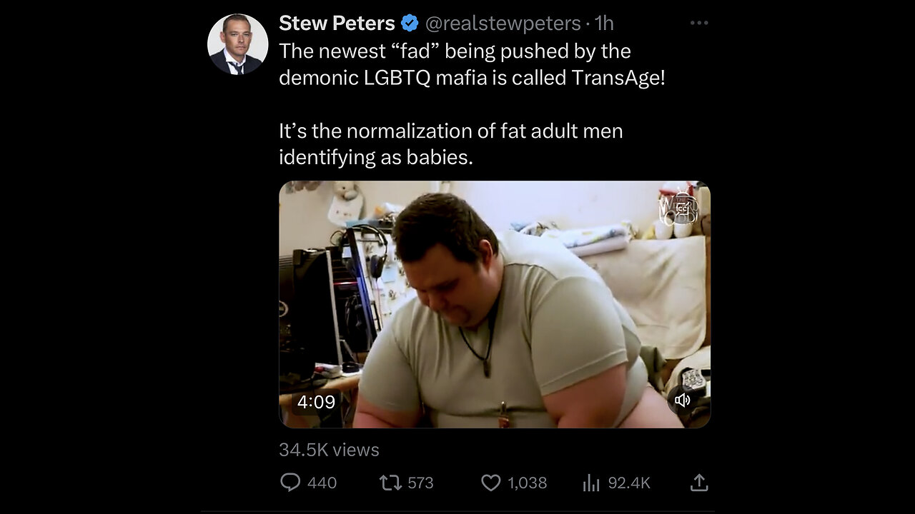 TSVN343 4.2023 Stew Peters Covers New Fad Being Pushed By LGBTQ Called TransAge