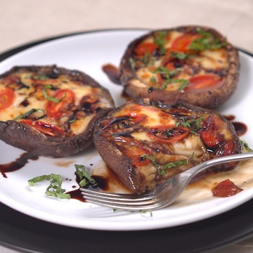 Caprese-Stuffed Portobellos