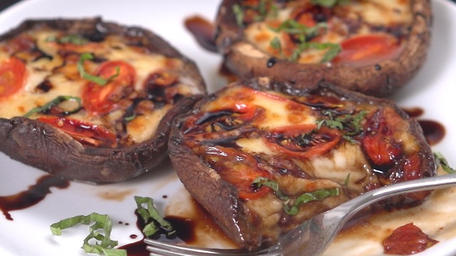 Caprese-Stuffed Portobellos