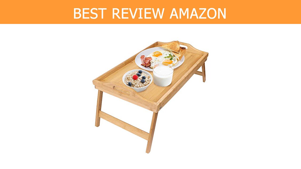 Bamboo Foldable Breakfast Serving Natural Review