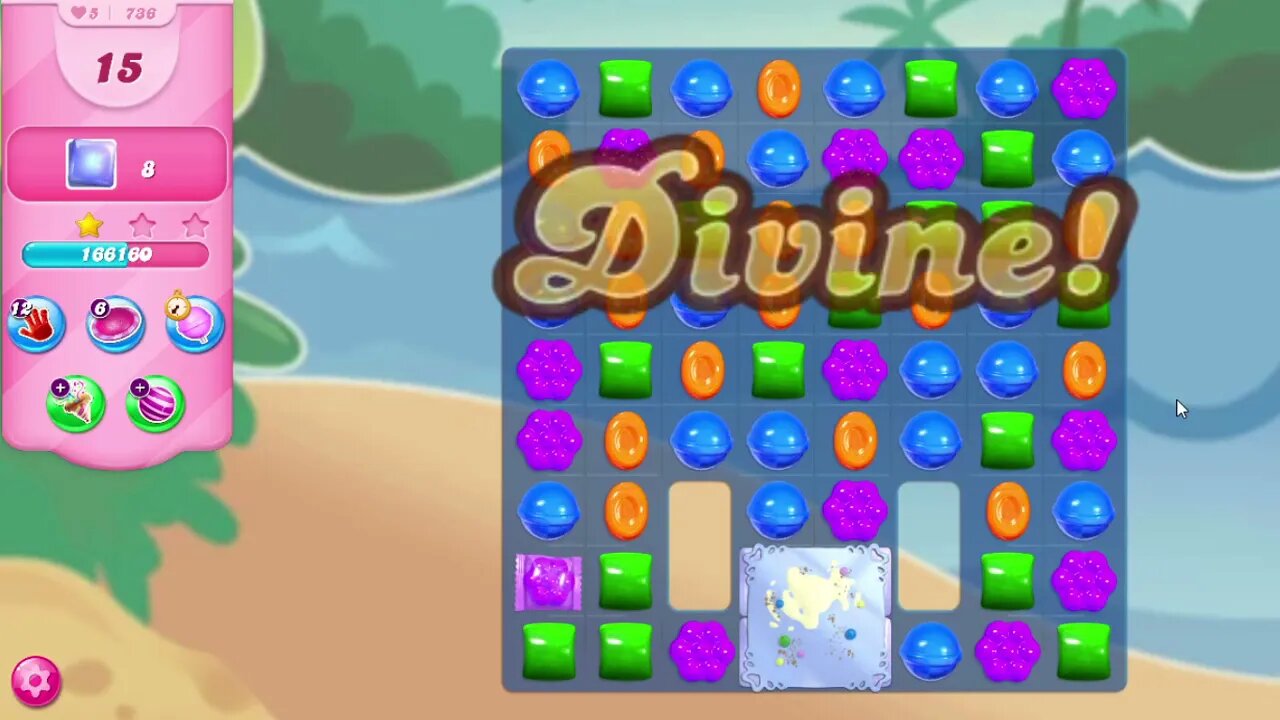 Candy Crush Saga Level 736