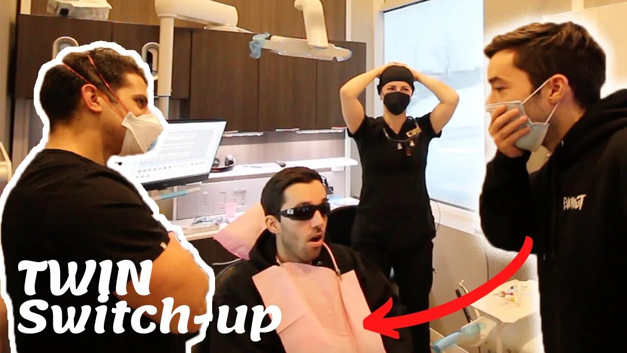 TWIN SWITCH-UP DENTIST PRANK!