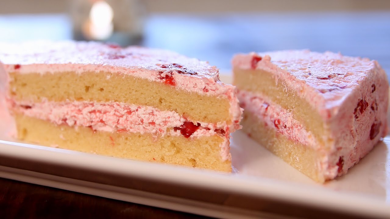 Strawberry Cake | Cake From Scratch | Beat Batter Bake With Priyanka