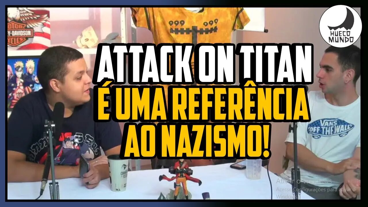 Attack on Titan faz referência ao Nazismo? | Cortes Hueco Podcast