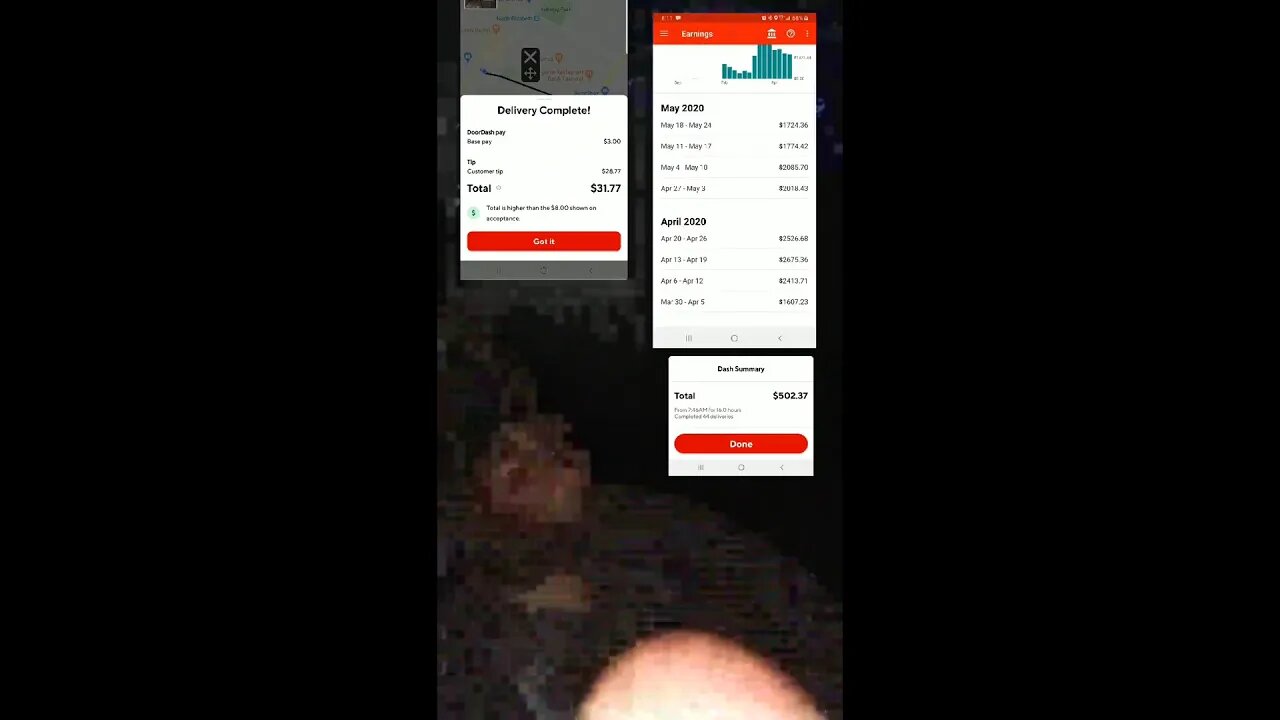 Mr_Flex Live Stream making mone with DoorDash