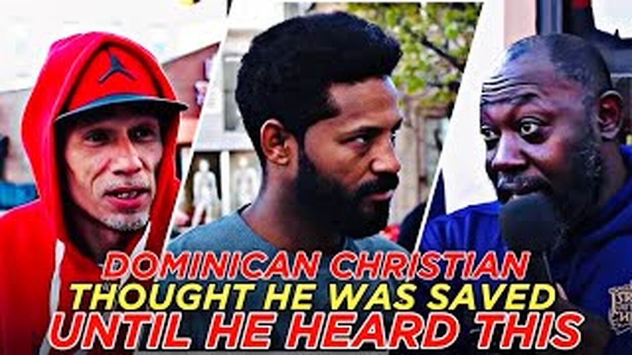 DOMINICAN CHRISTIAN THOUGHT HE WAS SAVED UNTIL HE HEARD THIS ‼️👀😲 #VIRAL #REACTION #TRENDING