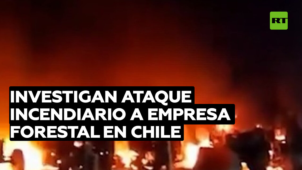 Investigan un ataque incendiario contra una empresa forestal en el sur de Chile