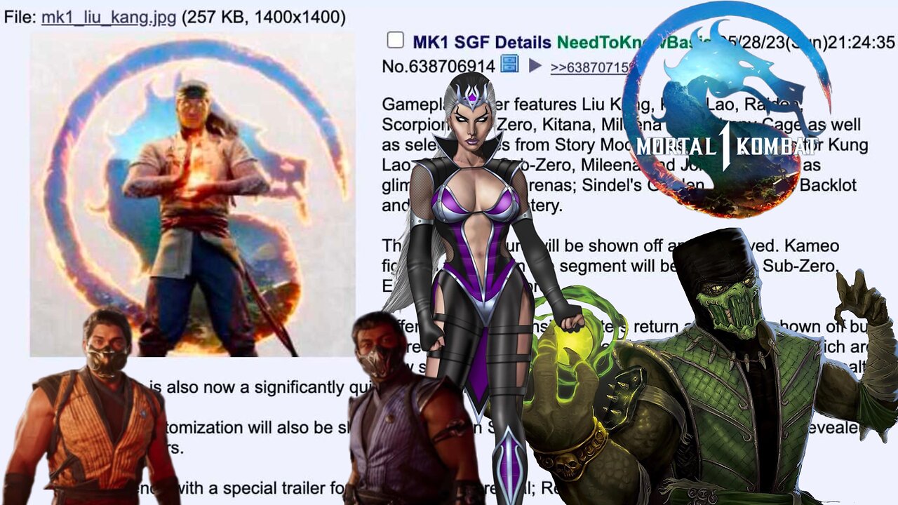 Mortal Kombat 1 Summer Game Fest Leak Huge Character Reveal & New Gameplay & Kameo Fighters Revealed