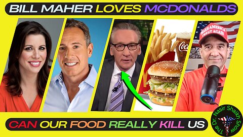 Bill Maher CONFESSES - "I Fuking Love McDonald's - It's ABSOLUTELY Delicious" Tells Guests Overtime