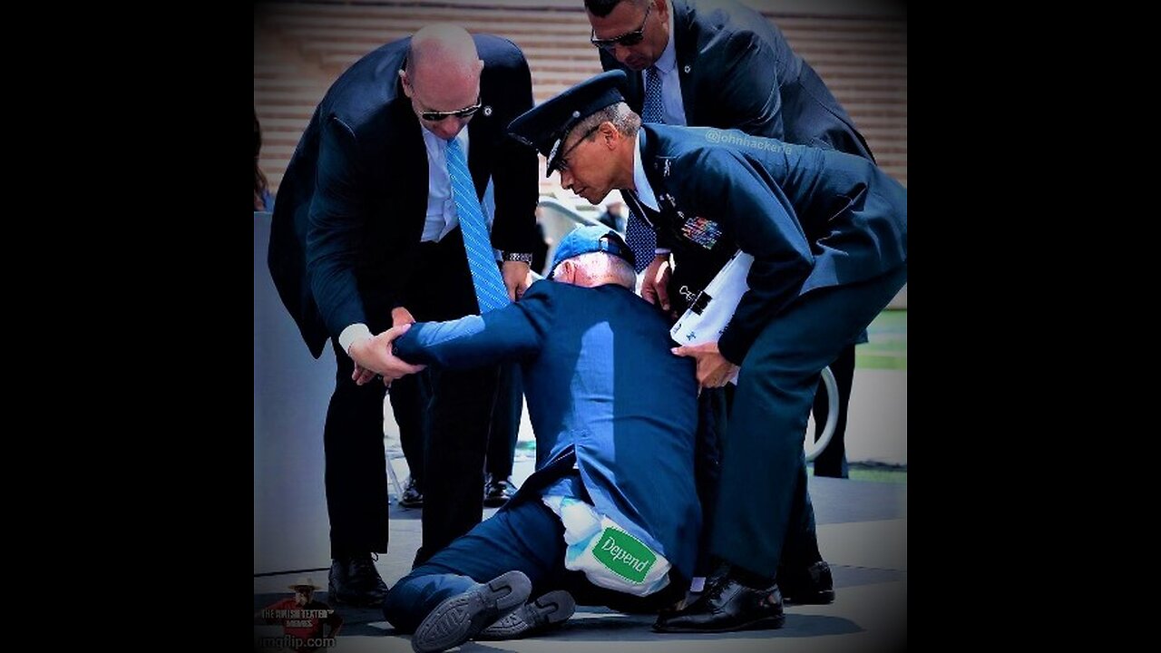 Biden falls down, AGAIN - greatest hits compilation