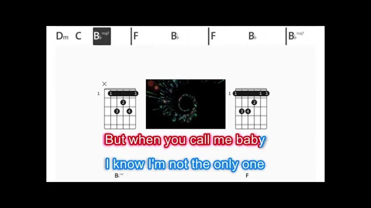 Sam Smith - I´m not the only one - (Chords & Lyrics like a Karaoke)