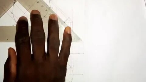 Complete Plan, True Shape of Cut Surface and End Elevation of a Truncated Cylinder