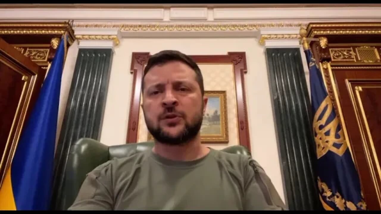Address from Ukrainian president Volodymyr Zelensky