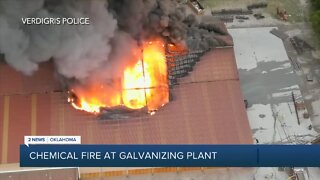 Investigation underway after chemical fire at Verdigris galvanizing plant