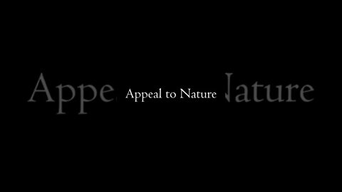 Appeal to Nature Fallacy #philosophy #fallacy #criticalthinking #appeal #to #nature #shorts