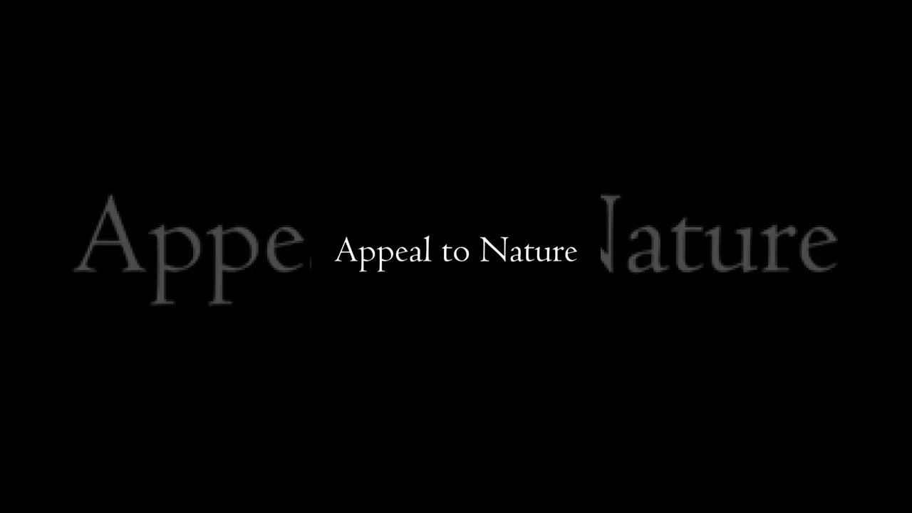Appeal to Nature Fallacy #philosophy #fallacy #criticalthinking #appeal #to #nature #shorts