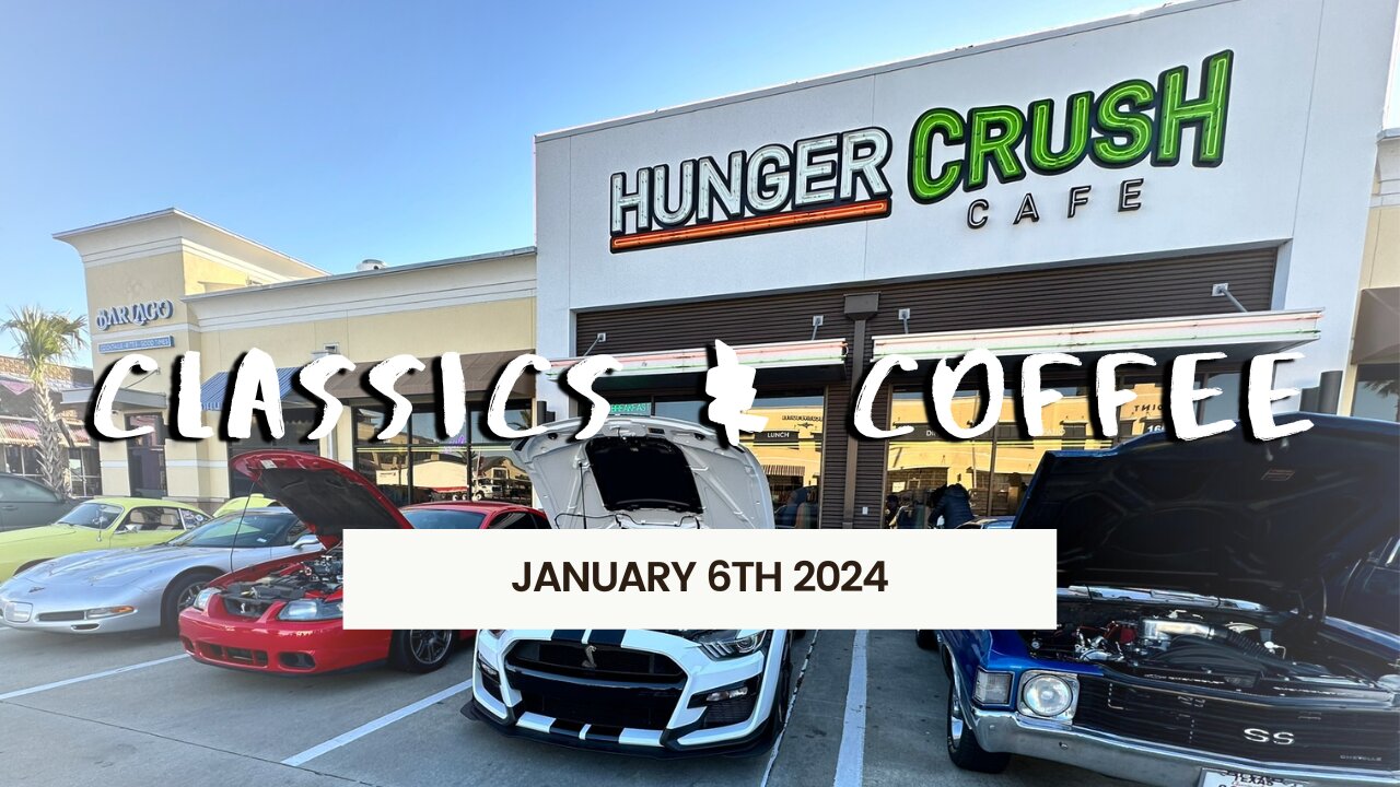 CLASSICS & COFFEE CAR MEET - Montgomery Texas - January 2024