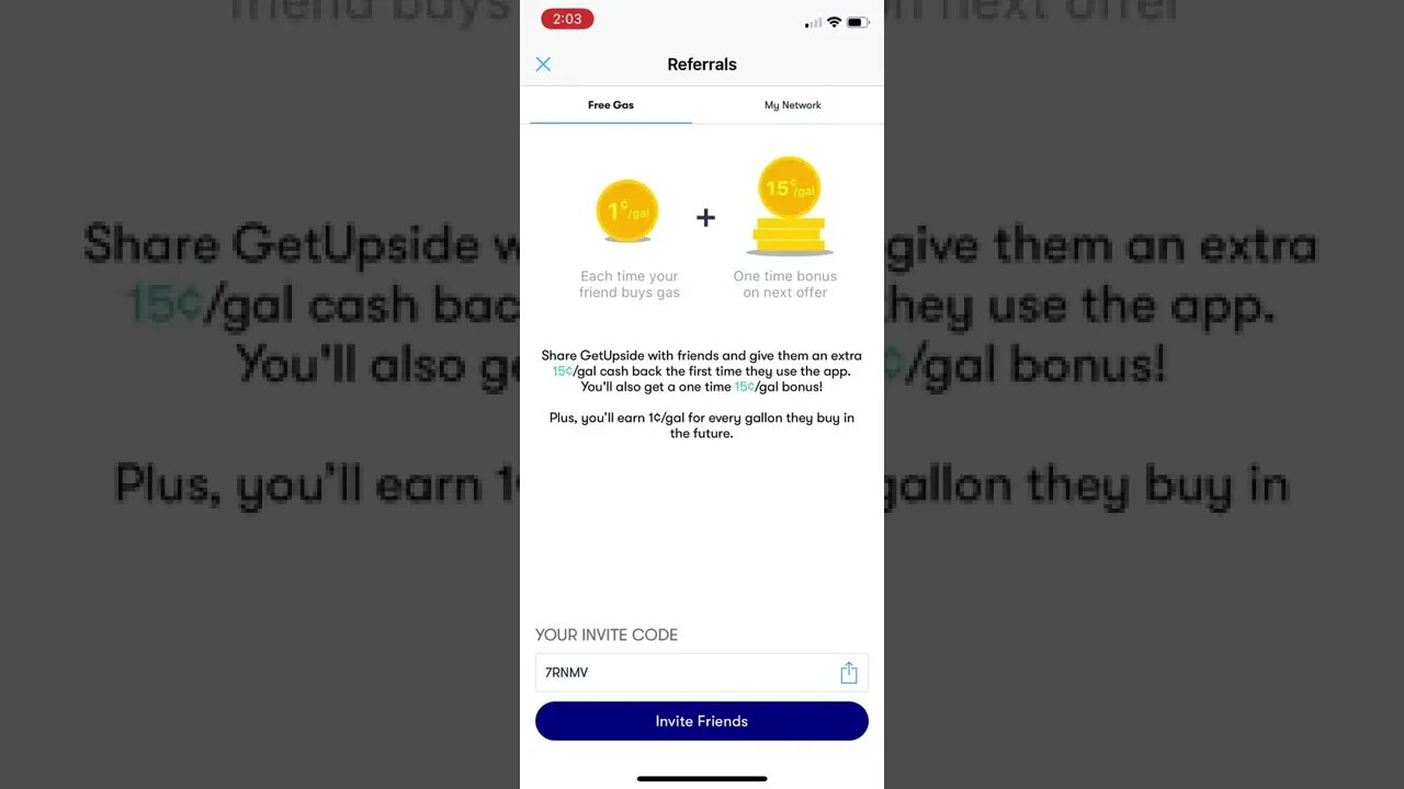 Free Gas! Use promo code 7RNMV to get an extra 15¢/gal bonus https://upside.app.link/7RNMV