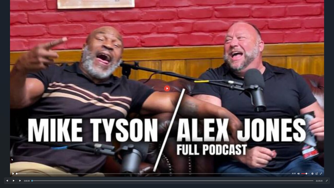 Mike Tyson & Alex Jones Eat Mushrooms Together - 2 FunGuys on a couch