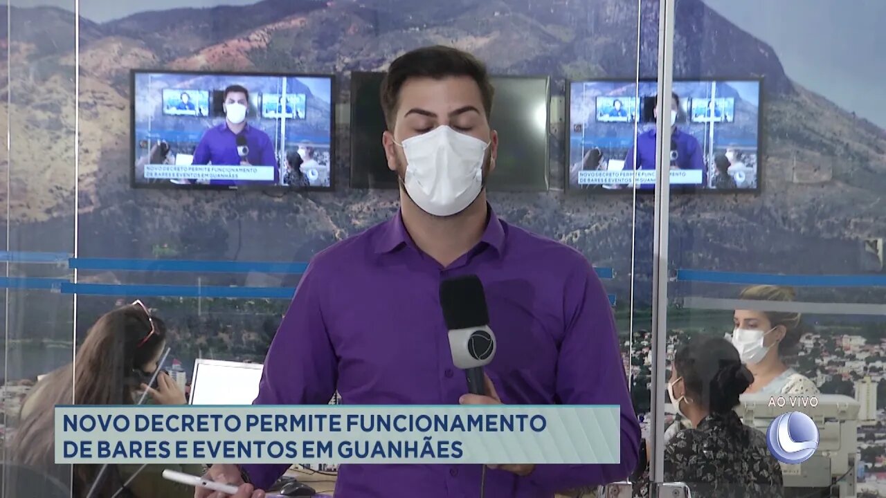 Novo decreto permite funcionamento de bares e eventos em Guanhães