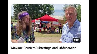 Maxime Bernier: Subterfuge and Obfuscation