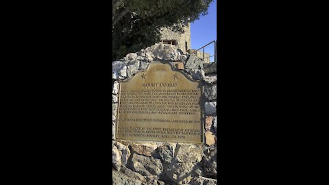 Mount Diablo Plaque